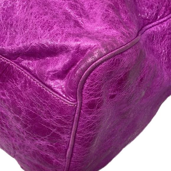 Balenciaga The Twiggy Handbag 128523 Purple Leather - Picture 6 of 15